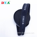 Black Soft Nylon Silicone Elastic For Cycling Garment